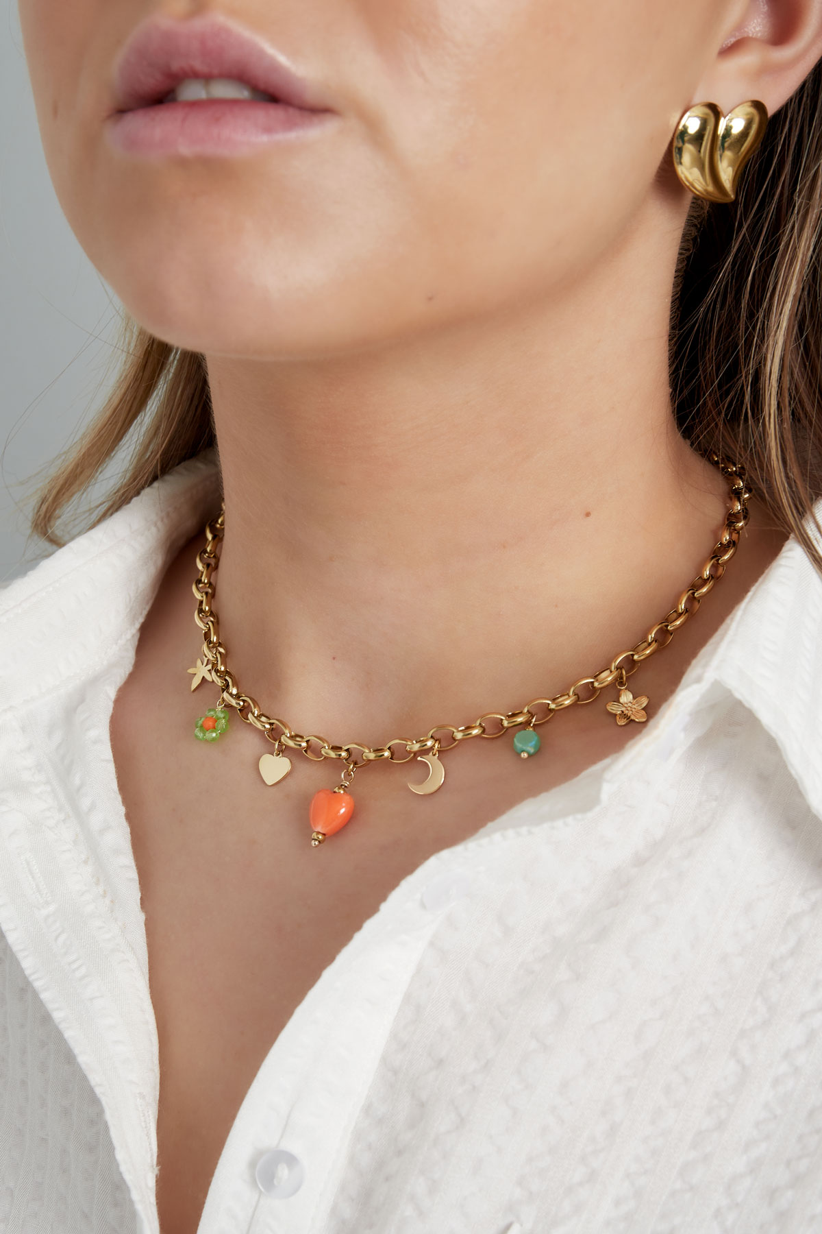 Bedelketting pick me - goud h5 Afbeelding3